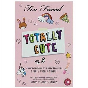 BNIB Too Faced “Totally Cute” Eyeshadow Pallet 💜
